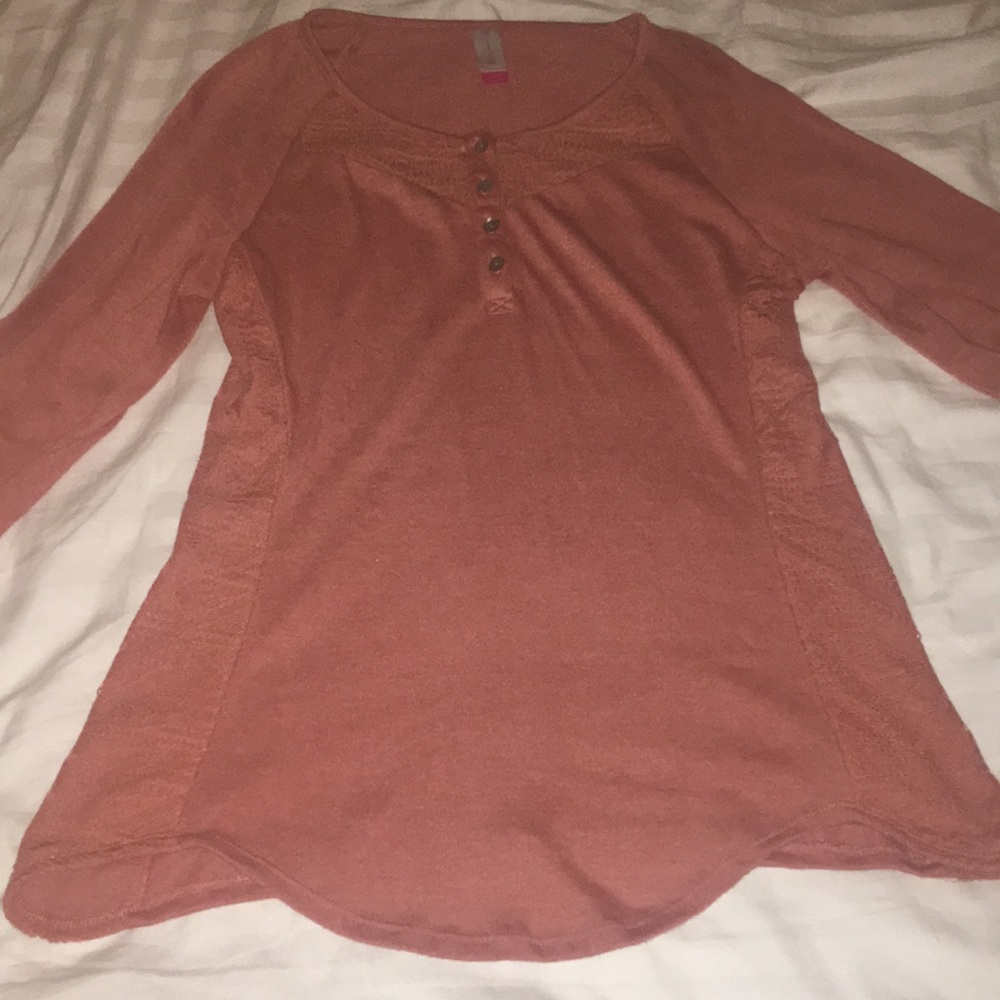 Mauve Long Sleeve Top